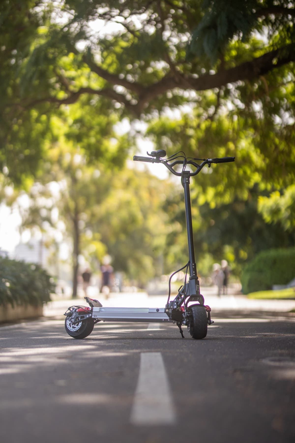 Technician repairing Xiaomi electric scooter at home in Tenerife